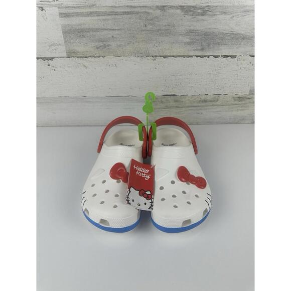 Crocs Hello Kitty iam Classic Clogs Red/White/Blue, W Size 9M, Men 7M 209438-100 - Picture 1 of 5